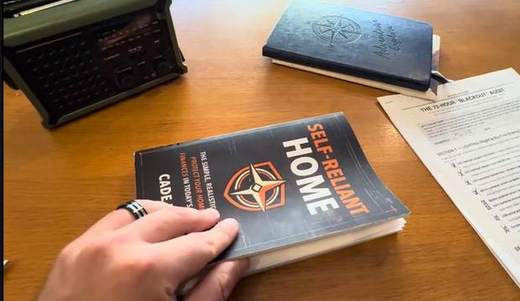 Self-Reliant Home book with the 72-Hour Blackout Audit checklist
